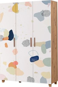 Τριφυλλη Ντουλαπα Πευκο Atlantic LEVA HEDERA PIED 48x120x189