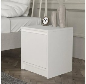 Κομοδίνο Conve Megapap λευκό 40x35x45εκ. GP042-0269,2-GP042-0269,2-Λευκό GP042-0269,2