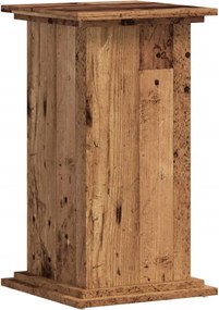 vidaXL Βάσεις Φυτών Όψη Παλαιού Ξύλου 33x33x60 εκ. Επεξ. Ξύλο