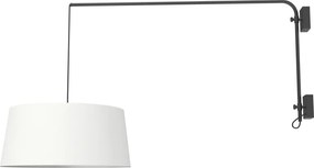 Απλίκα Τοίχου Raisa Wall E27 Μαύρο Ματ