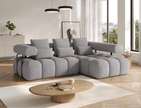 Γωνιακός Καναπές Velly-Γκρι -Δεξιά