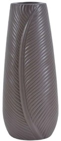 Βάζο Ανάγλυφο 832842 17x14,5x45,5cm Taupe Ankor Ceramic