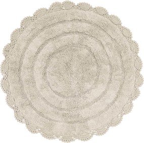 Πατάκι Μπάνιου (Φ60) Das Home Bathmats Colours 0633 Ecru