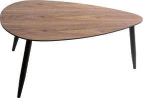 Τραπέζια Σαλονιού (Σετ 2τμχ) A-S Mileo Walnut 166641