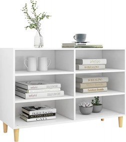 vidaXL Ραφιέρα Λευκή 103,5x35x70 εκ. από Επεξεργασμένο Ξύλο
