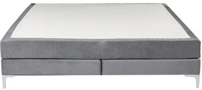 Κρεβάτι  Boxspring  Benito Γκρι 180x200x54εκ. - Γκρι