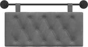 vidaXL Κρεμαστό Κεφαλάρι Σκούρο Γκρι Βελούδο