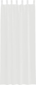 vidaXL Κουρτίνες Voile με βρόχους 2 τεμάχια Λευκό 140x260 cm
