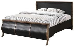 Κρεβάτι SCARLET 160x200  Antique Oak/Ebony Oak(Ραμποτέ)