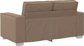 vidaXL Διθέσιος καναπές Καπουτσίνο 160 cm Τεχνητό Δέρμα