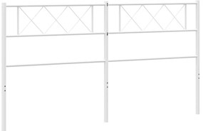 vidaXL Κεφαλάρι Λευκό 200 εκ. Μεταλλικό