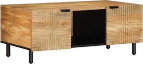 vidaXL Τραπεζάκι σαλονιού καφέ 100x54x40 cm μασίφ ξύλο Mango