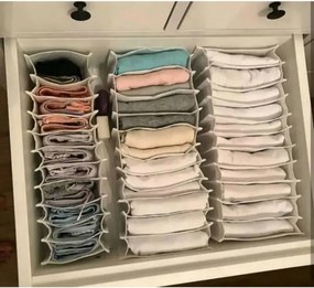 Stewehome Σετ οργανωτών εσωρούχων 3 τεμαχίων Λευκό