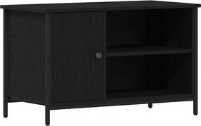 vidaXL Ντουλάπι TV 80 x 40 x 50 cm Μαύρη δρυς Επεξεργασμένο ξύλο