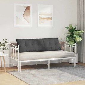 vidaXL Μαξιλάρι Πλάτης Σκούρο Γκρι 160 x 50 x 19 cm