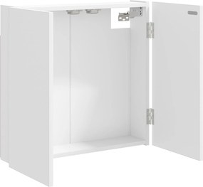 vidaXL Ντουλάπα Πινάκων Βελών Λευκό 56 x 12 x 53,5 εκ.