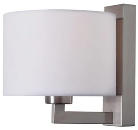 Απλίκα Τοίχου Aca Circe OD5612WN Nickel Satin/White