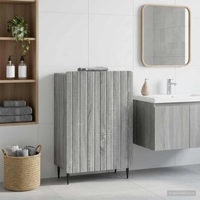 vidaXL Ντουλάπι Αποθήκευσης Μπάνιου ZWOLLE Γκρι Sonoma