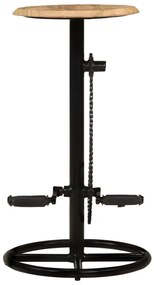 vidaXL Σκαμπό Μπαρ 2 τεμ. από Μασίφ Ξύλο Μάνγκο