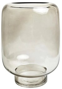 Βάζο 00.03.32523 Φ17x25cm Grey Glass