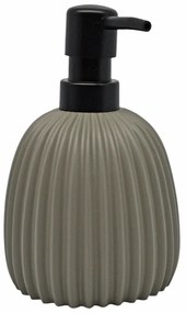 Ντισπένσερ Ριγέ Taupe Polyester 8.8x8.8x15cm ANKOR