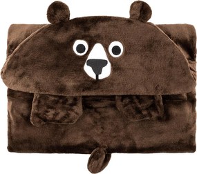 Κουβέρτα Fleece Με Κουκούλα (127x91.5) Zoocchini Bear