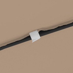 vidaXL Τετράγωνη Ομπρέλα Κήπου 295x245 εκ. Ταμπά