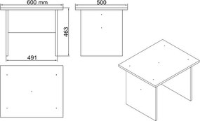 Office Furniture Set Vo13-Ob Oak
Black
