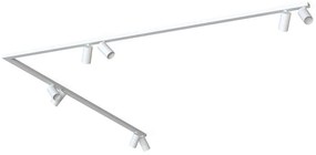 Φωτιστικό Οροφής - Σποτ Mono Corner 7753 8xGU10 10W 2X200 White Nowodvorski Μέταλλο,Πλαστικό