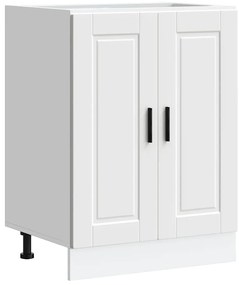 vidaXL ντουλάπι βάσης κουζίνας Porto Λευκό κατασκευασμένο ξύλο
