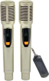 Σετ 2 ασύρματα μικρόφωνα - KMS-903MC - 509038 - Gold
