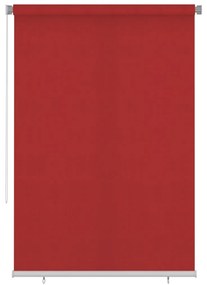 Στόρι Σκίασης Ρόλερ Εξωτερικού Χώρου Κόκκινο 160 x 230 εκ. HDPE