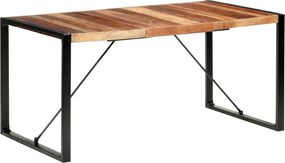 vidaXL Τραπεζαρία 160 x 80 x 75 εκ. από Μασίφ Ξύλο