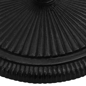 Βάση Ομπρέλας Μαύρη 45 x 45 x 30 εκ. από Χυτοσίδηρο - Μαύρο