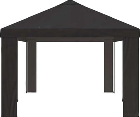 vidaXL Κάλυμμα Γκαζebo 6 x 3 m Ανθρακί Πολυεστέρας 190 gsm