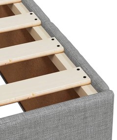 ΚΡΕΒΑΤΙ BOXSPRING ΜΕ ΣΤΡΩΜΑ ΑΝΟΙΧΤΟ ΓΚΡΙ 90X200 ΕΚ. ΥΦΑΣΜΑΤΙΝΟ 3286944