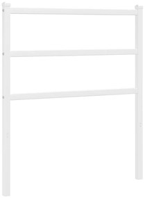 vidaXL Κεφαλάρι Λευκό 80 εκ. Μεταλλικό