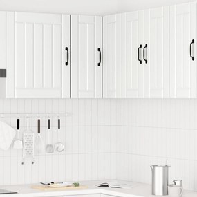 VidaXL Γωνιακό ντουλάπι τοίχου κουζίνας "Lucca" High Gloss White