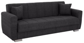 ΚΑΝΑΠΕΣ ΚΡΕΒΑΤΙ POLYA ΤΡΙΘΕΣΙΟΣ HM3240.03 ΓΚΡΙ 215x85x76Υ εκ.