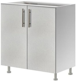 Floor Kitchen Cabinet EMMA White 80x56.5x82 cm. 80x56.5x82 εκ.