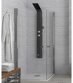 KARAG  STOCKBATHROOM Καμπίνα τετράγωνη με διάφανο κρύσταλλο S1 KARAG 80x80x200cm KARAG-5206836524405