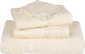 vidaXL Πετσέτες FROGN 2 τεμ. Κρεμ 100x200 εκ. 360 γρ./μ²