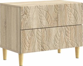 vidaXL Κομοδίνο Sonoma Δρυς 62 x 34,5 x 48 εκ Επεξεργασμένο Ξύλο