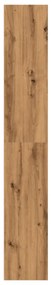 Βιβλιοθήκη Αρτισιανή Δρυς 40x30x189 εκ. από Επεξεργασμένο Ξύλο 857893