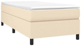 ΠΛΑΙΣΙΟ ΚΡΕΒΑΤΙΟΥ BOXSPRING ΚΡΕΜ 90X190 ΕΚ. ΥΦΑΣΜΑΤΙΝΟ 3120827