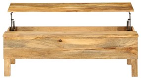 vidaXL Τραπεζάκι Σαλονιού 110 x 55 x 35 εκ. από Μασίφ Ξύλο Μάνγκο