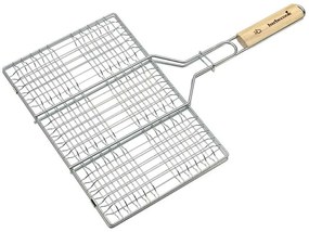 Σχάρα Ψησίματος 6 Θέσεων 223.0927.055 35x23cm Natural-Inox Barbecook Steel,Wood