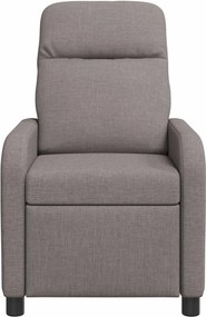 vidaXL Κάθισμα μασάζ Taupe Ύφασμα