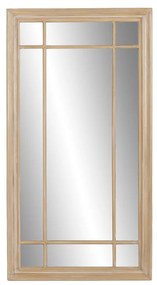 Τοίχο καθρέφτη Home ESPRIT Φυσικό Παράθυρο Μαρινάτος 68 x 4 x 128 cm