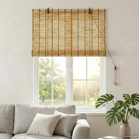 vidaXL Ρόλερ (στόρι) Φυσικό 80 x 160 cm Καλάμι